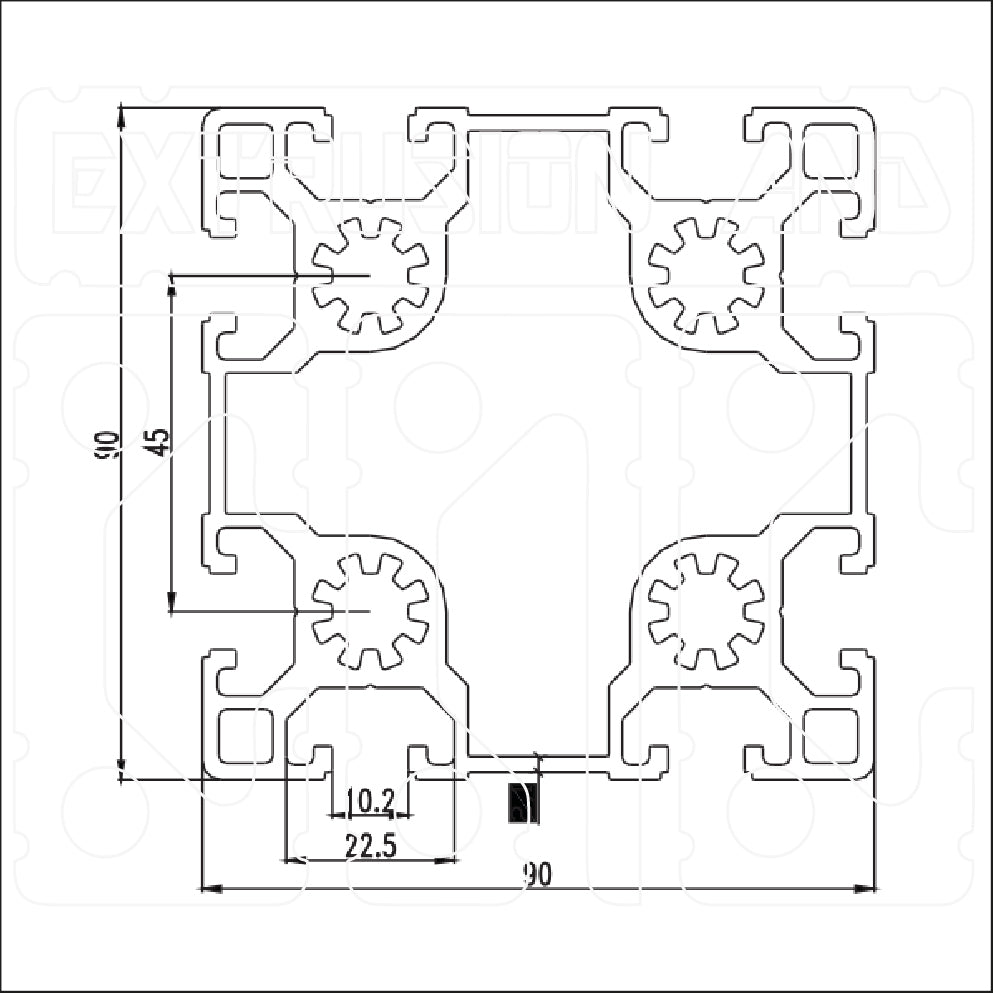 9090 - Extrusion and CNC