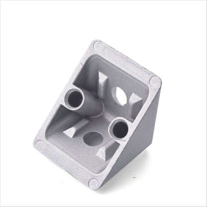 90 DEGREE Corner Cast Brackets 2020 with Black Lid -ZINC - Extrusion and CNC