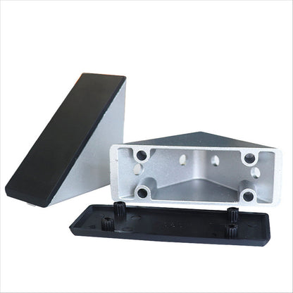 90 DEGREE Corner Cast Brackets 3060 with Black Lid -ZINC - Extrusion and CNC