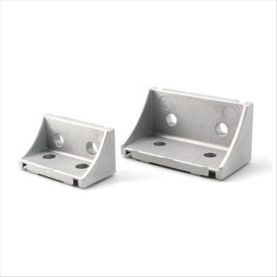 90 DEGREE Corner Cast Brackets 50100 with Black Lid -A - Extrusion and CNC