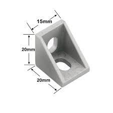 90 Degree 15 series Cast Aluminium Corner Brackets 1515 - Extrusion and CNC