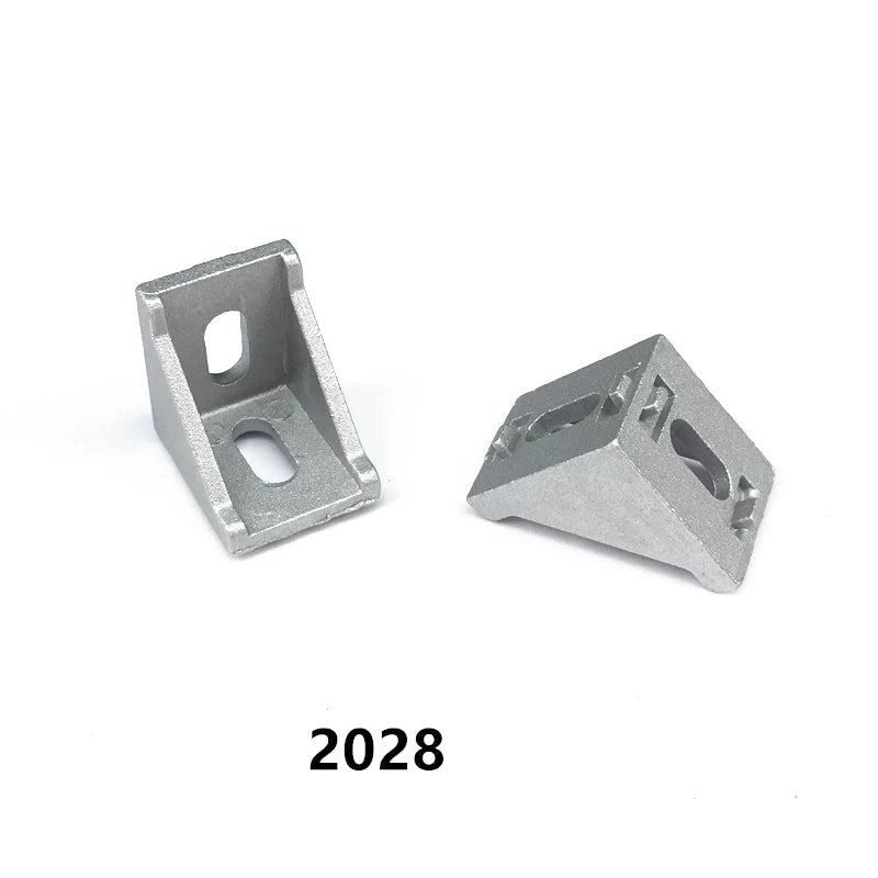 90 Degree 20 series Cast Aluminium Corner Brackets 2028 - Extrusion and CNC