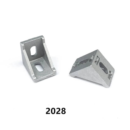 90 Degree 20 series Cast Aluminium Corner Brackets 2028 - Extrusion and CNC