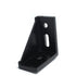 90 Degree 40 series Black Aluminium Corner Brackets 4080 - Extrusion and CNC