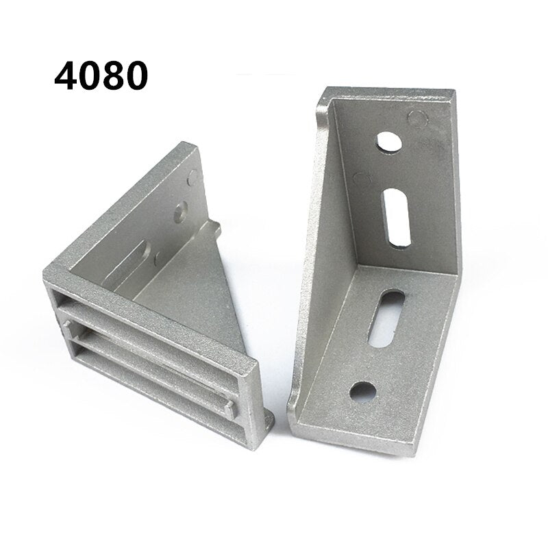 90 Degree 40 series Cast Aluminium Corner Brackets 4080 - Extrusion and CNC