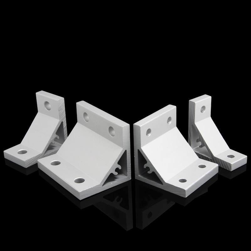 90 Degree 50x50 corner 6060 Extrusion Bracket 4 hole 30 series - Extrusion and CNC