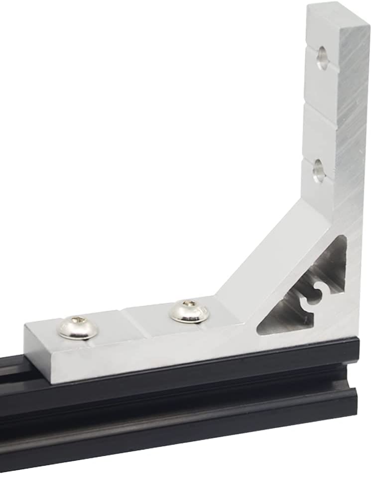 90 Degree 78x78 corner 2020 Extrusion Bracket 4 hole 20 series - Extrusion and CNC