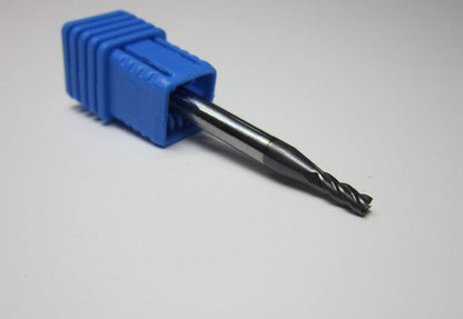 9PCS HRC45 4F Tungsten Carbide End Mills set bits - Extrusion and CNC