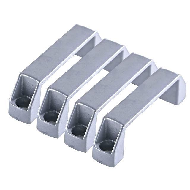 Aluminium Handle for Aluminium Profile Accessories 120 mm silver - Extrusion and CNC