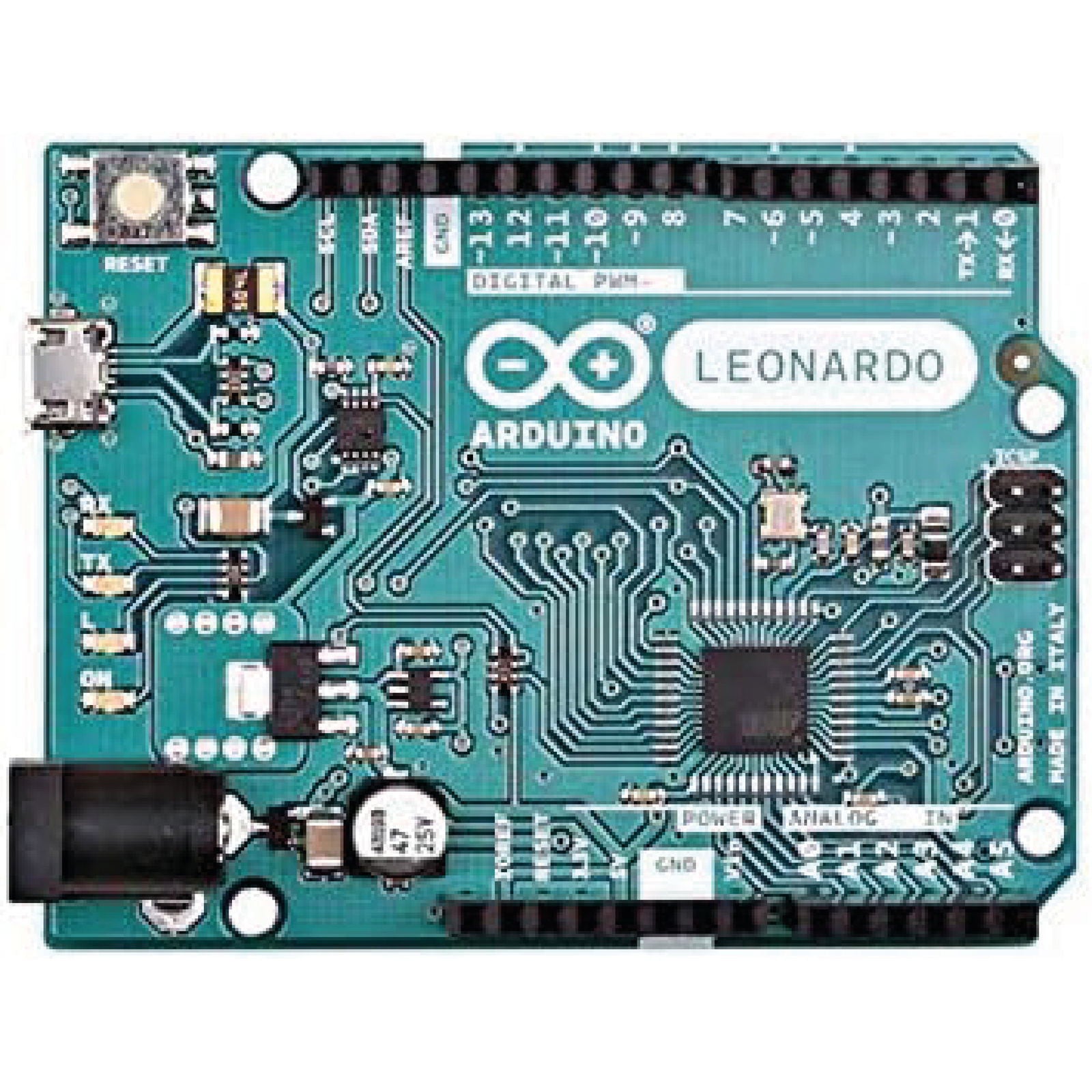 Arduino Leonardo with Headers - Extrusion and CNC