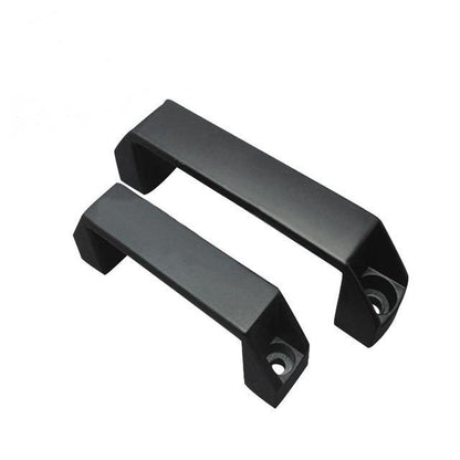 Black Aluminium Handle for Aluminium Profile Accessories 180 mm - Extrusion and CNC