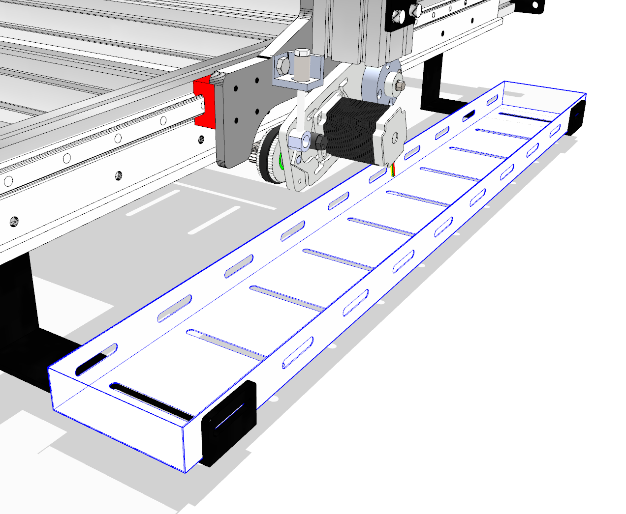 Drag chain Holder kit - Extrusion and CNC