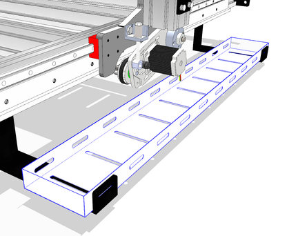 Drag chain Holder kit - Extrusion and CNC