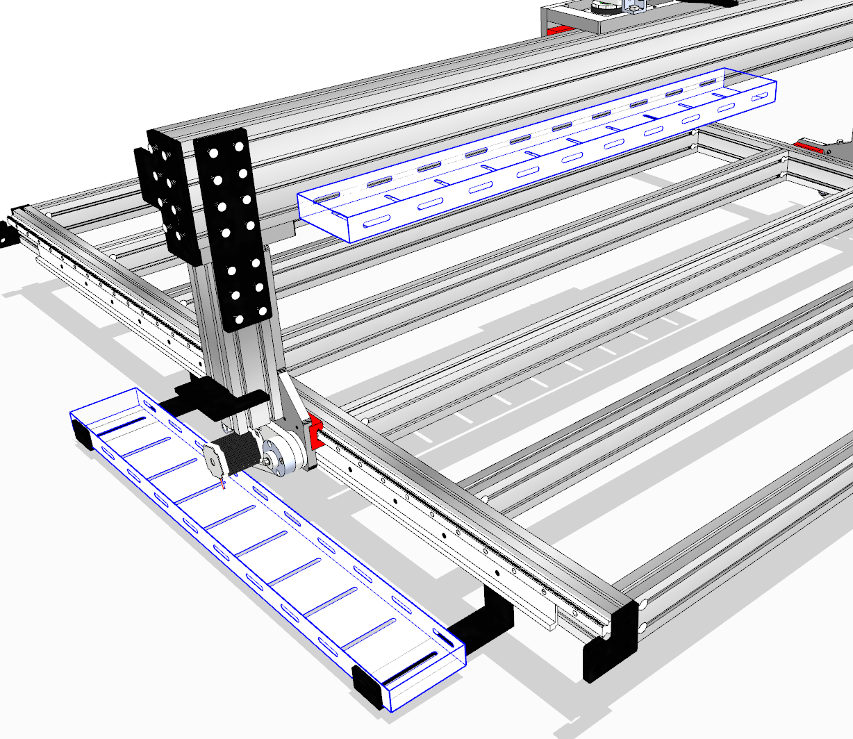 Drag chain Holder kit - Extrusion and CNC