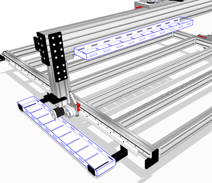 Drag chain Holder kit - Extrusion and CNC