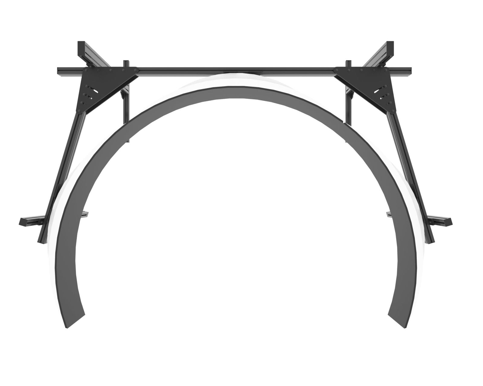 G9 Odyssey 49&quot; Triple Monitor Stand ( for 1000R 49&quot; monitors ) - Extrusion and CNC