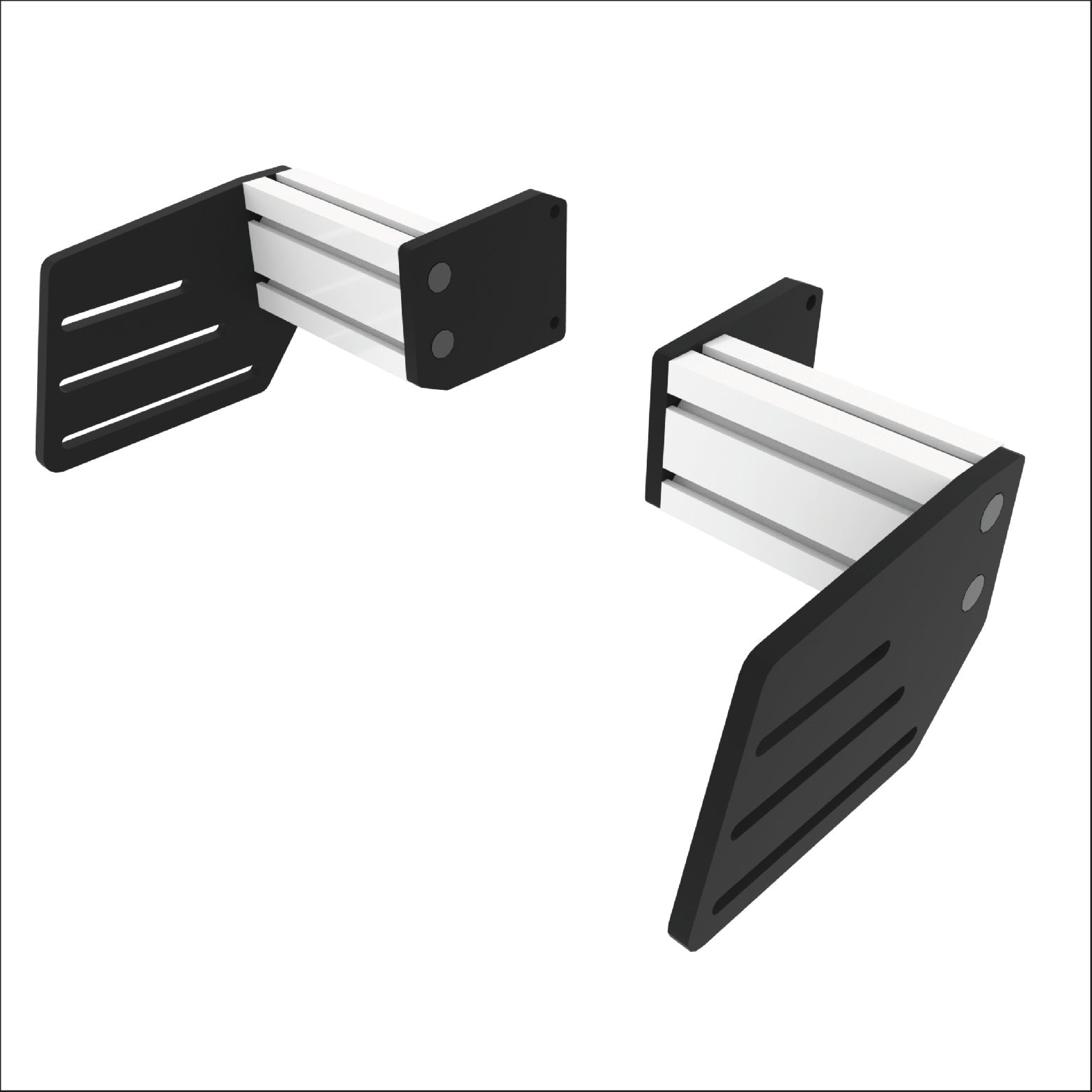 GT-ALPHA Fanatec podium mounting bracket - Extrusion and CNC