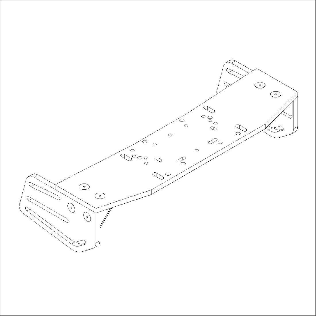 GT1 ALPHA Wheel Deck Bracket - Extrusion and CNC