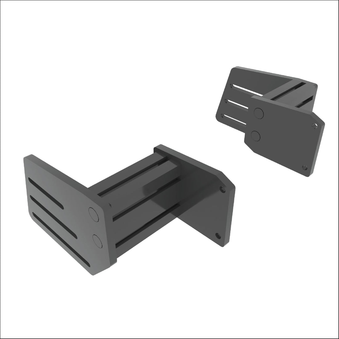 GT-DD / GT2 Fanatec podium mounting bracket - Extrusion and CNC