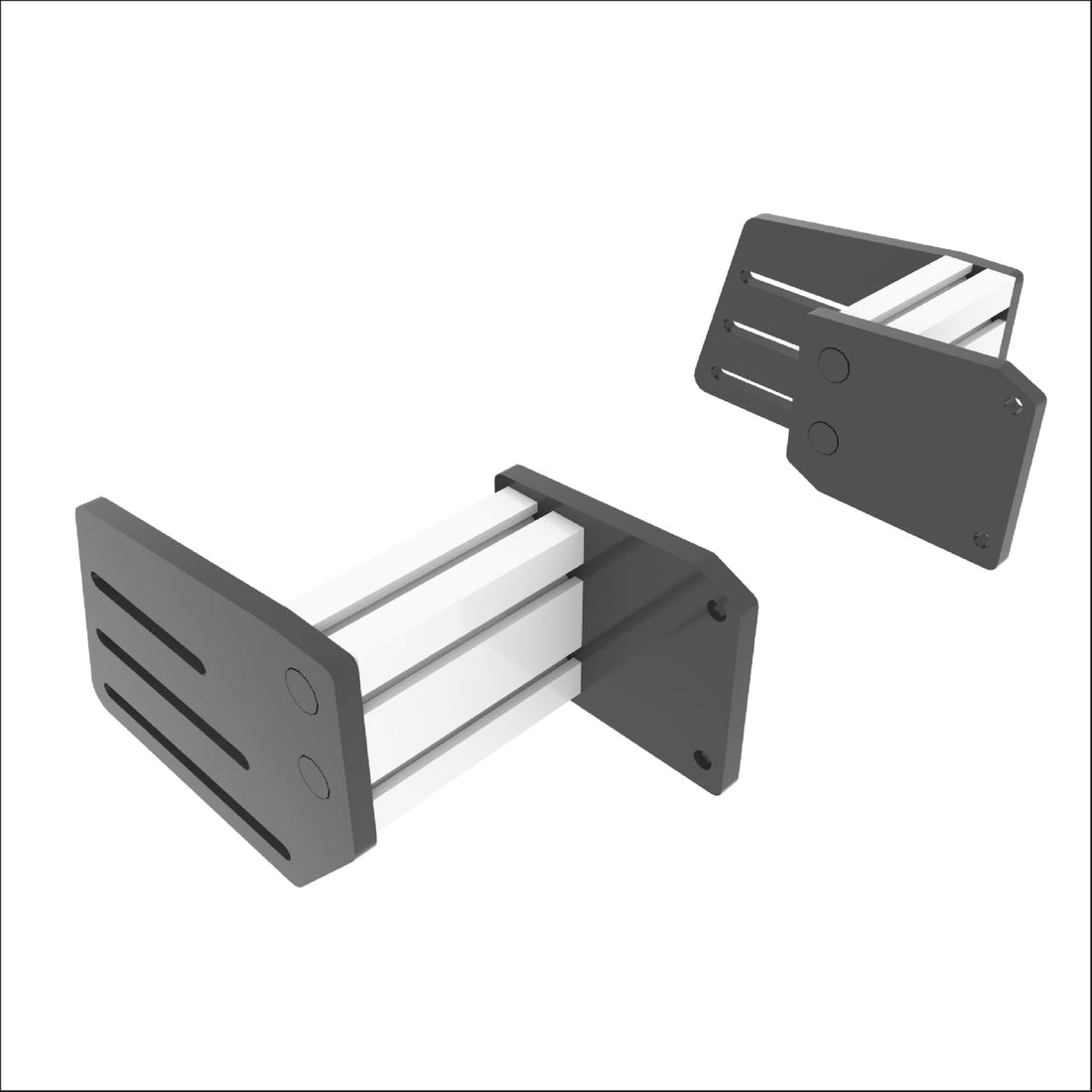 GT-DD / GT2 Fanatec podium mounting bracket - Extrusion and CNC