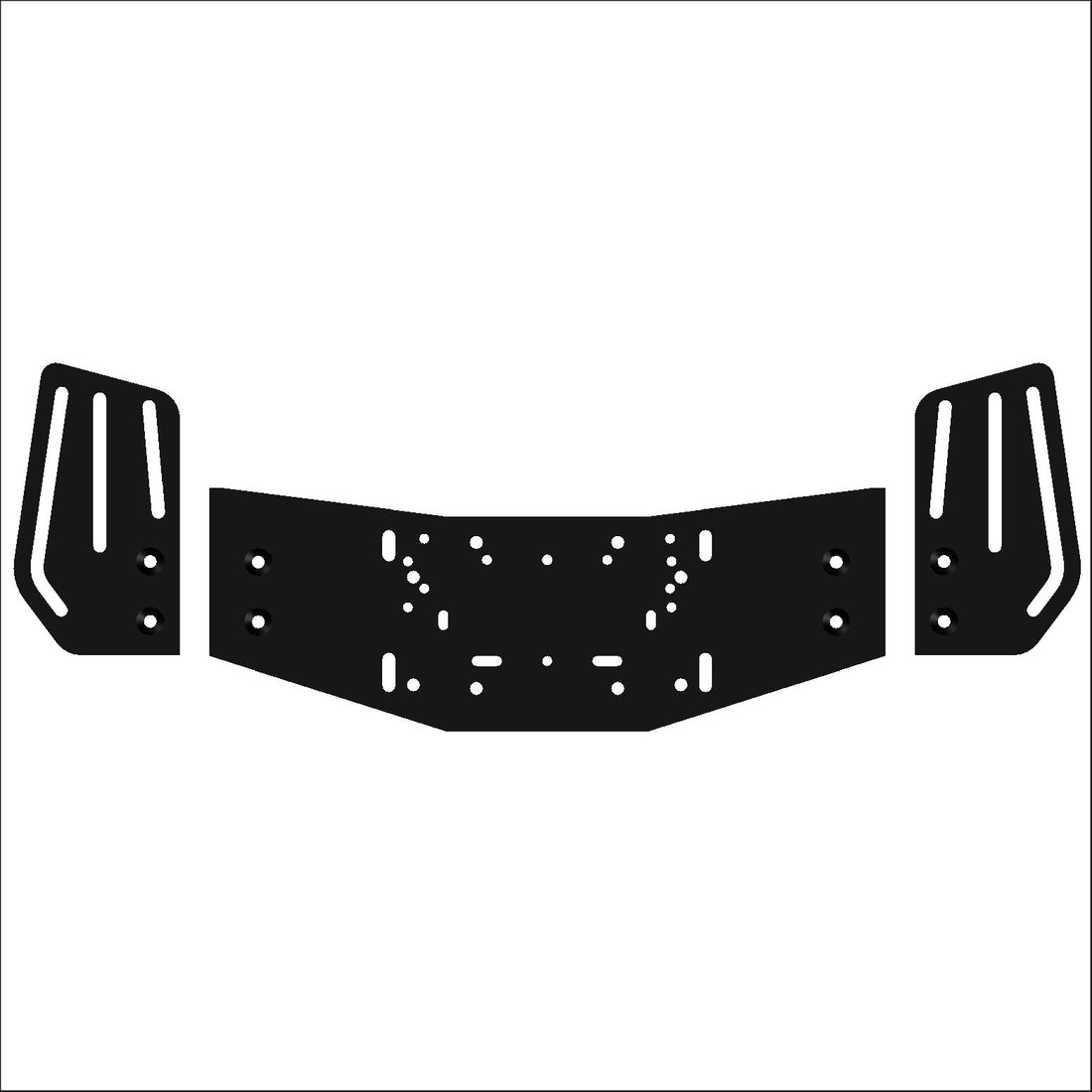 GT-DD / GT2 Wheel Deck Bracket - Extrusion and CNC