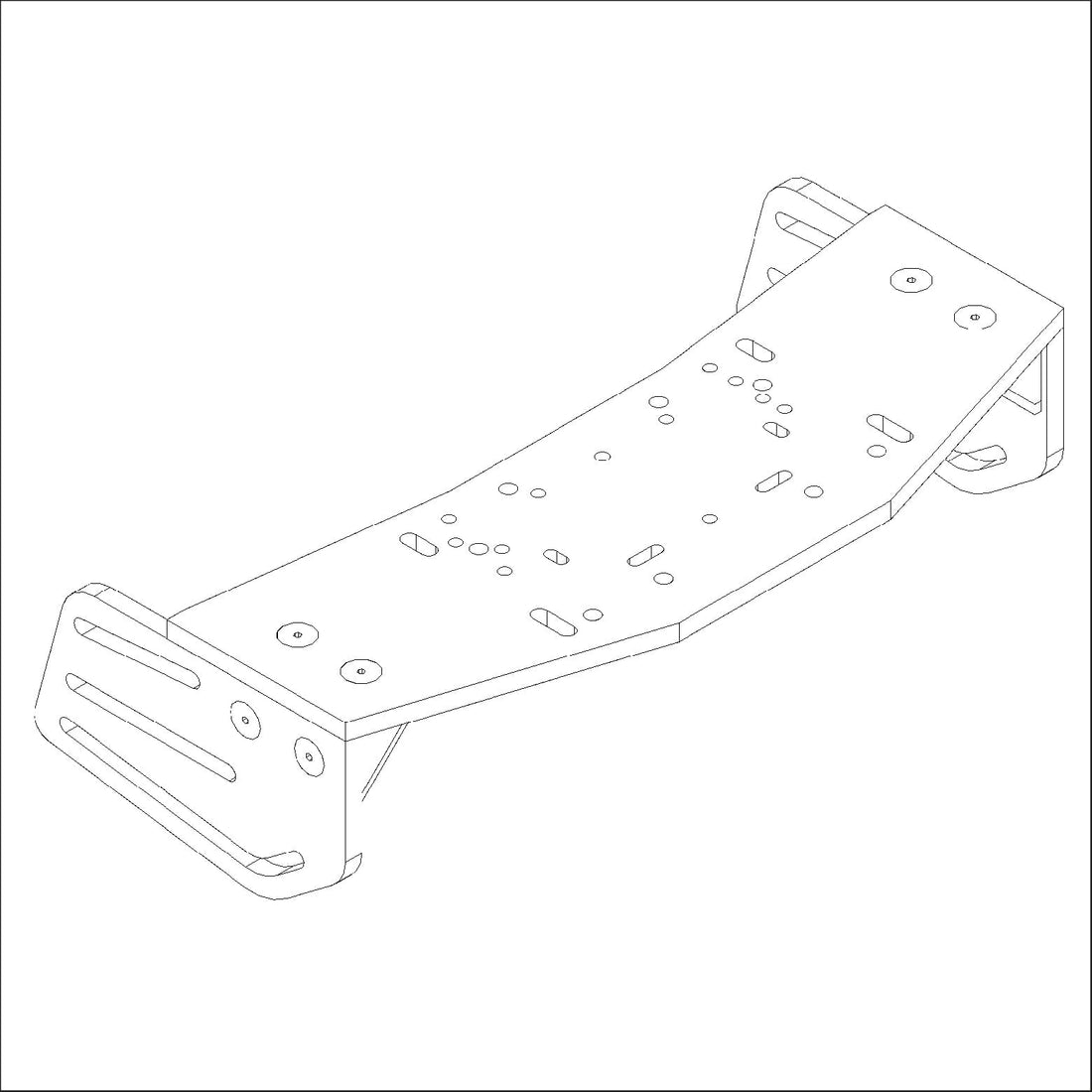 GT-DD / GT2 Wheel Deck Bracket - Extrusion and CNC