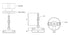 Nickel Plated Swivel Stud / Glass Nylon Base 80B (mm) - Extrusion and CNC