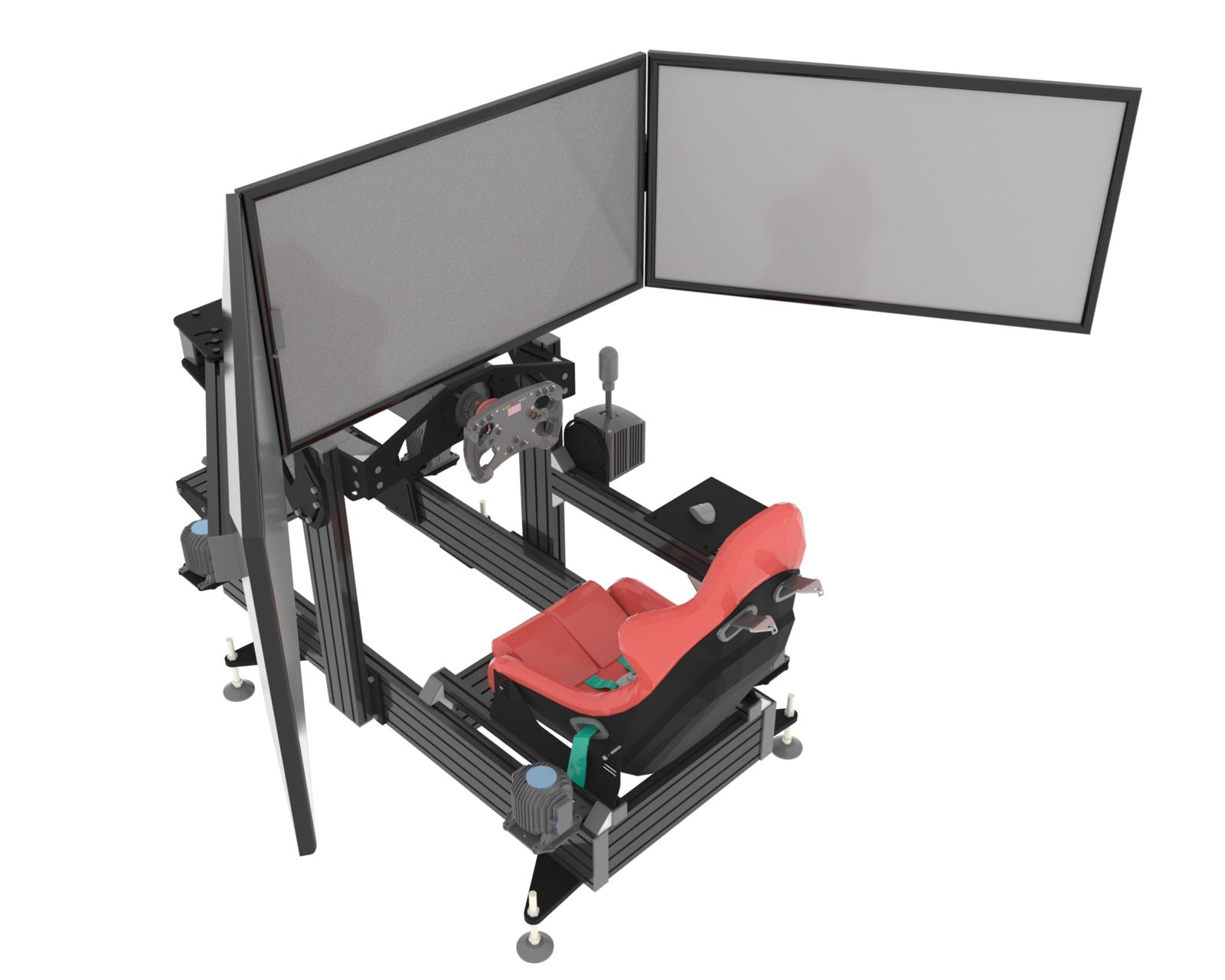 Integrated Monitor Mount - Extrusion and CNC