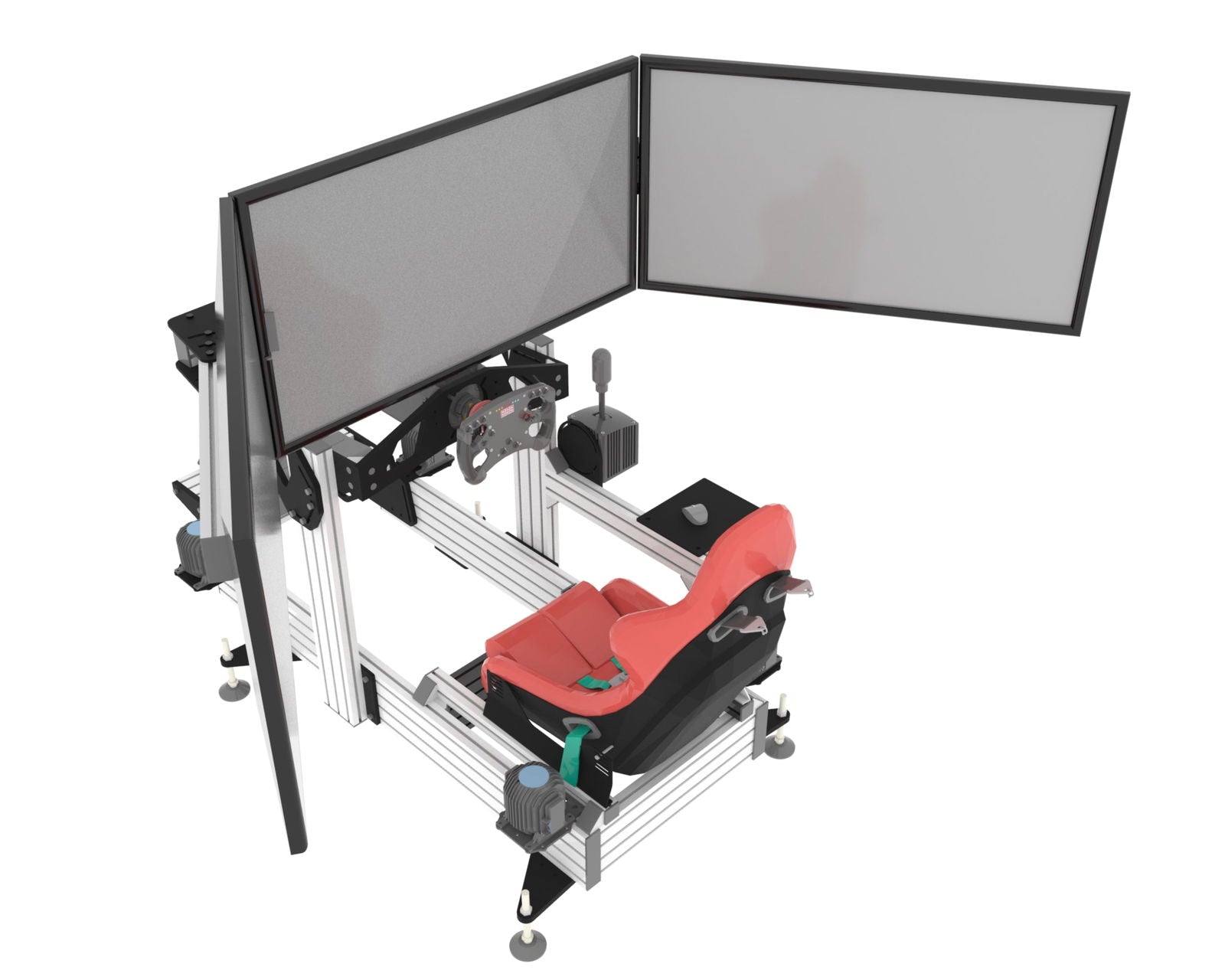 Integrated Monitor Mount - Extrusion and CNC