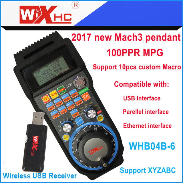 Original XHC 4 Axis MACH3 Wireless Hand-wheel CNC - Extrusion and CNC