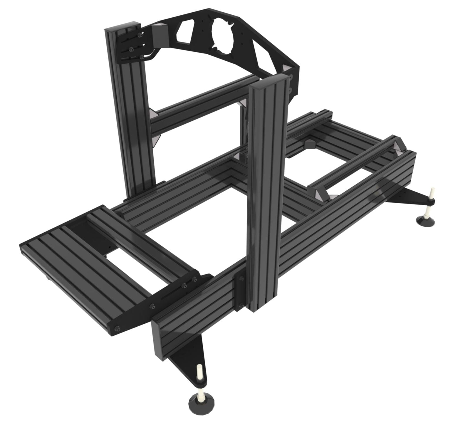 P1-ALPHA Sim Racing Cockpit – Extrusion and CNC