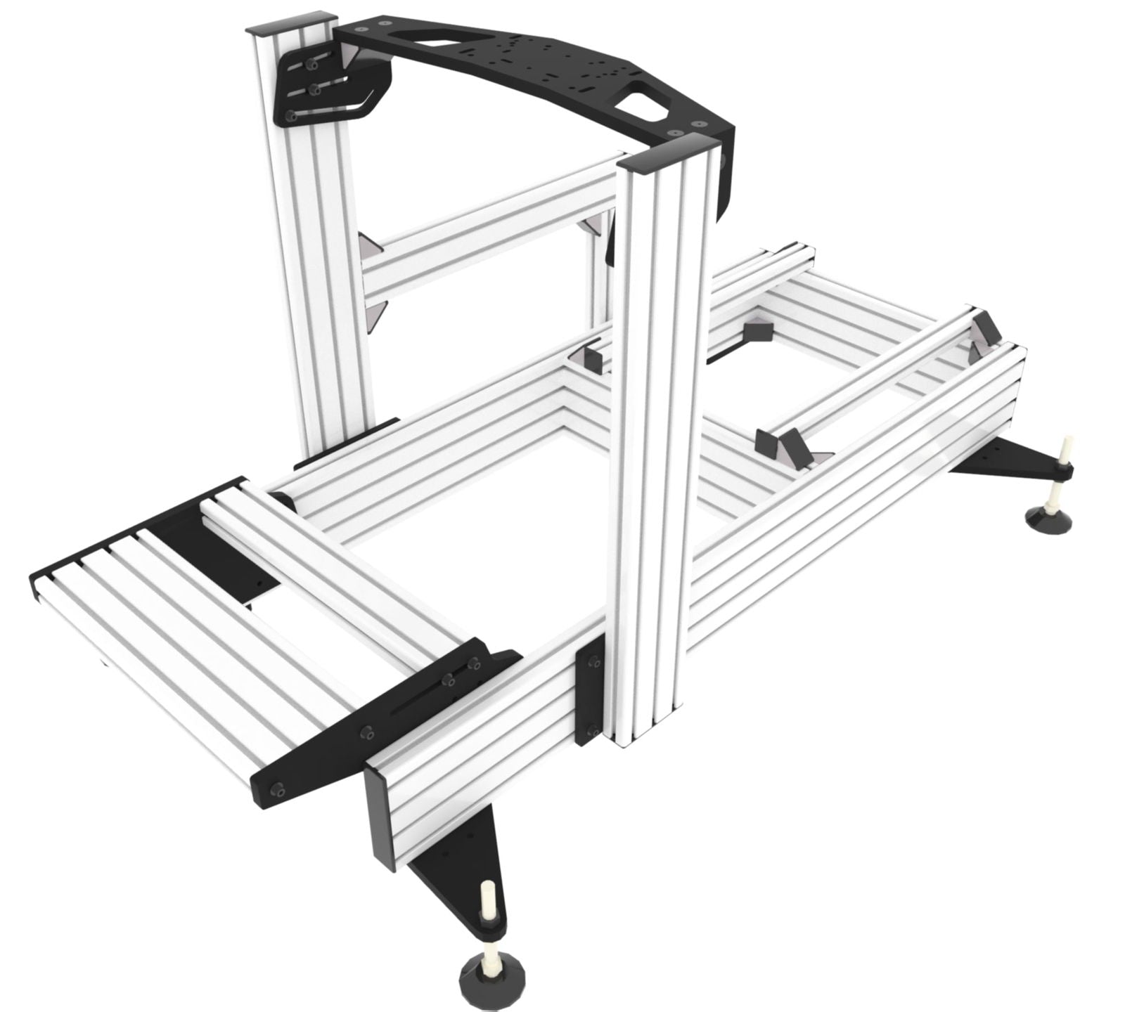P1-ALPHA Sim Racing Cockpit – Extrusion and CNC