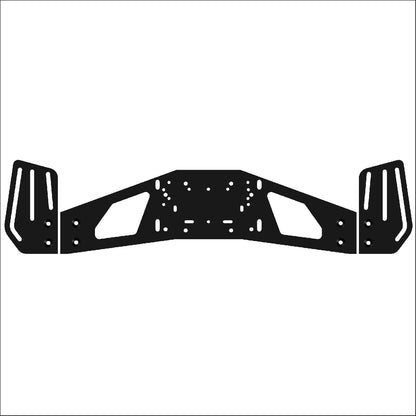 P1-ALPHA Wheel Deck Bracket - Extrusion and CNC