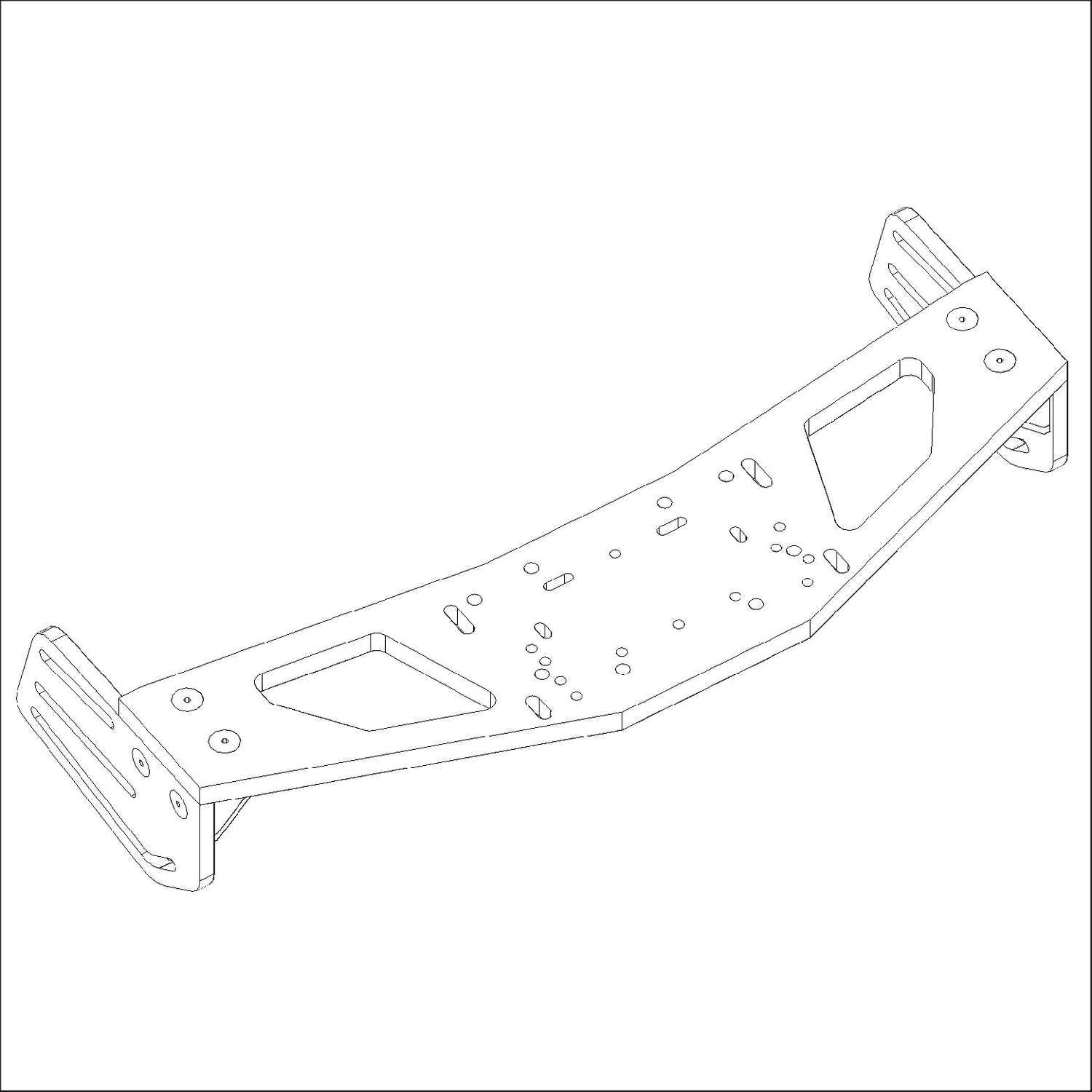 P1-ALPHA Wheel Deck Bracket - Extrusion and CNC