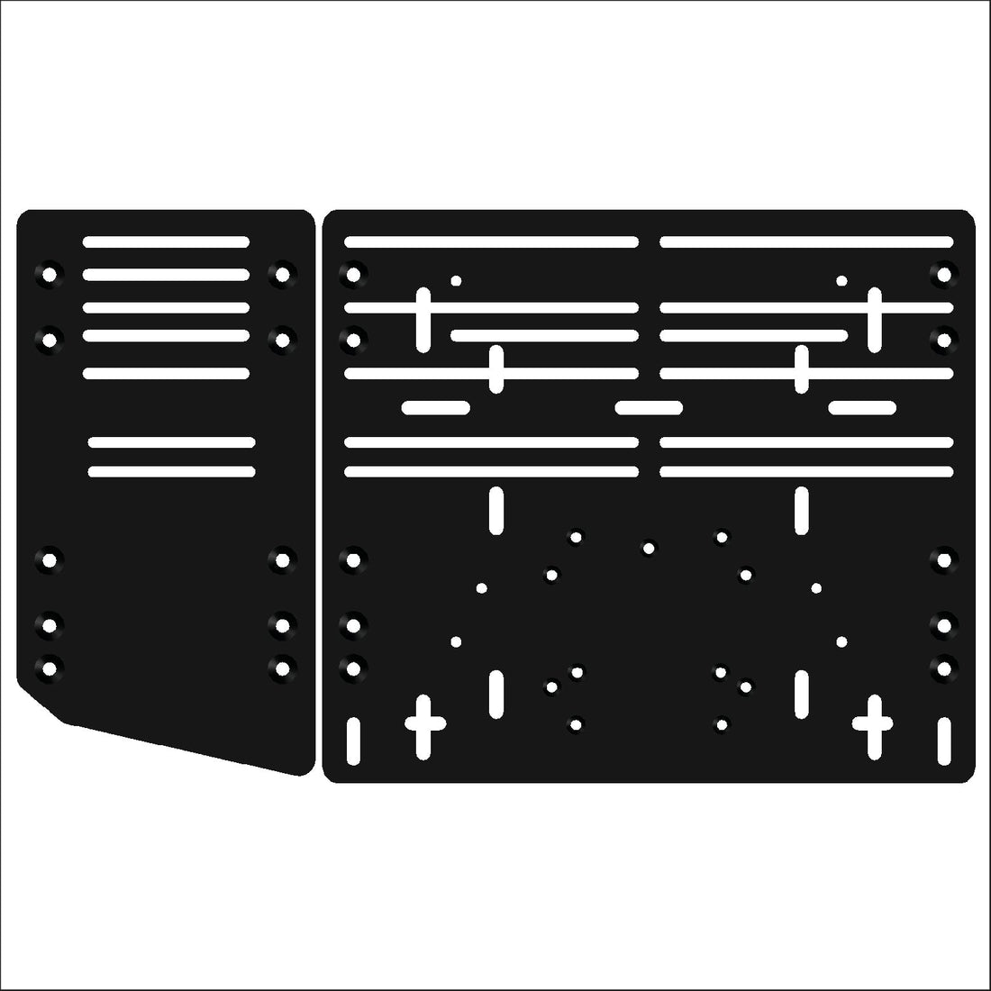 Pedal reinforcement plate - Extrusion and CNC