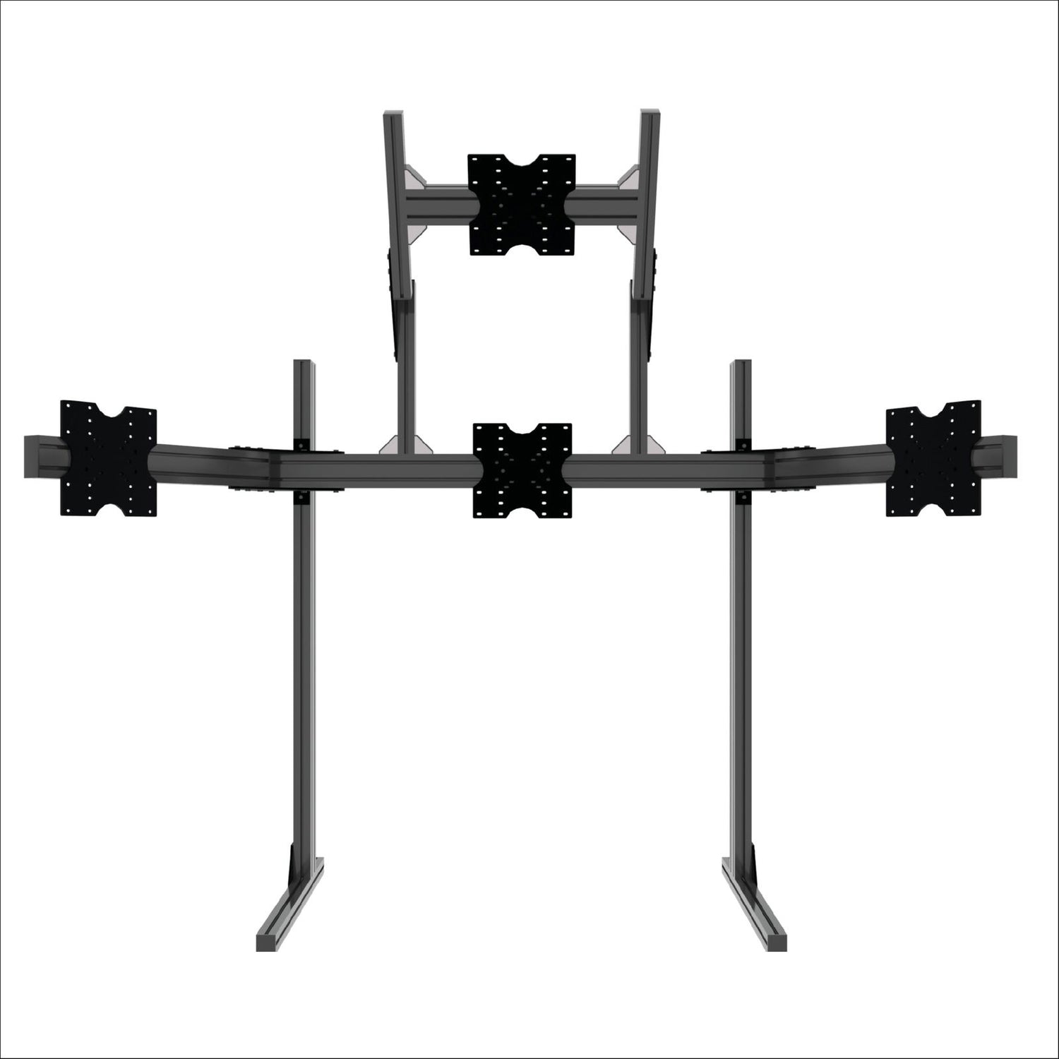 Quad monitor stand kit - Extrusion and CNC