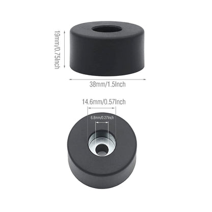 Rubber Feet ( SET of 4 ) - Extrusion and CNC