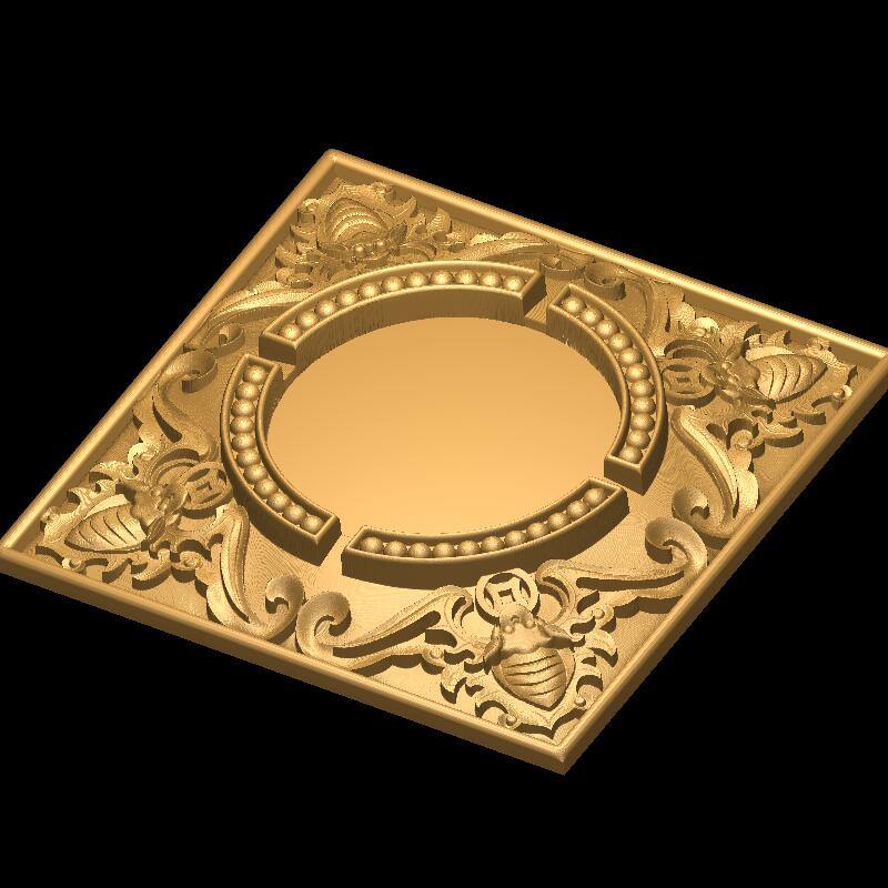 STL Format 3D  Ashtray - 005 - Extrusion and CNC