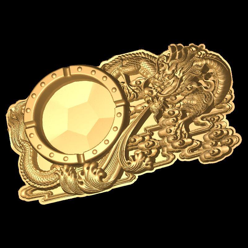 STL Format 3D  Ashtray - 010 - Extrusion and CNC