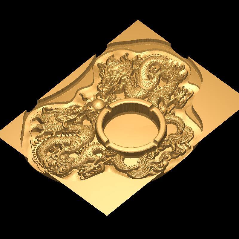 STL Format 3D  Ashtray - 013 - Extrusion and CNC