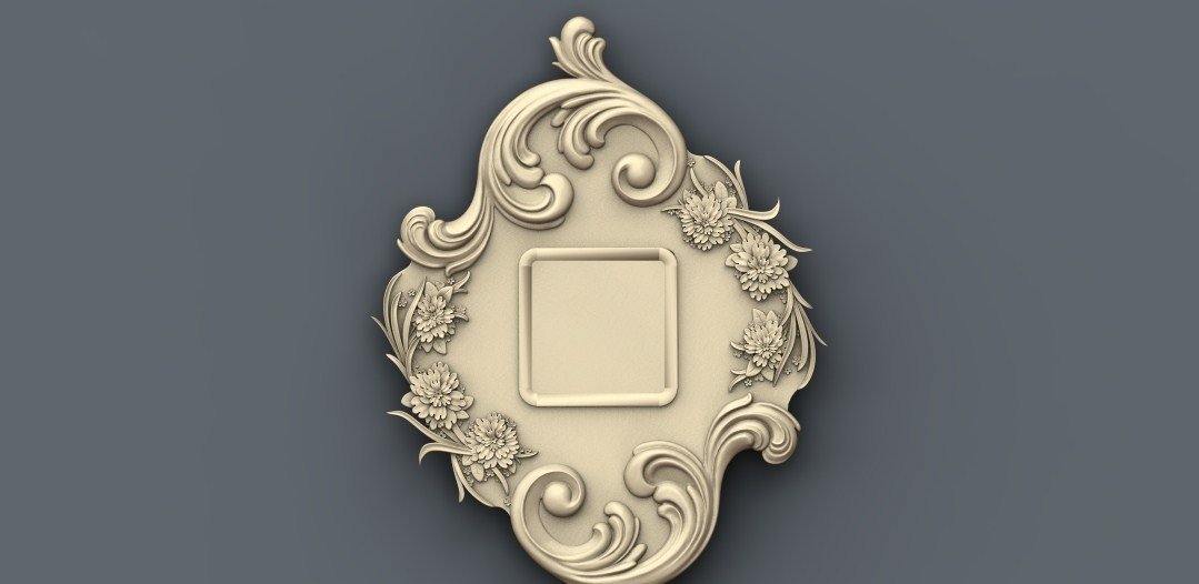 STL Format 3D Decoration Doors Patterns - 001 - Extrusion and CNC