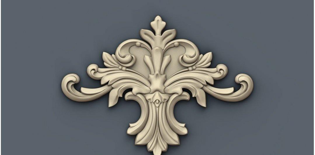 STL Format 3D Decoration Doors Patterns - 033 - Extrusion and CNC