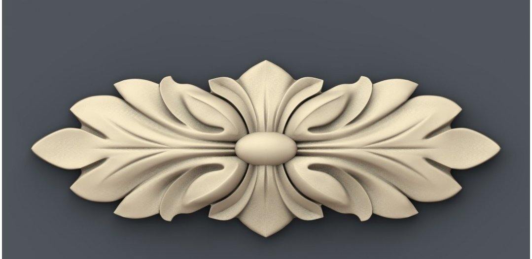 STL Format 3D Decoration Doors Patterns - 036 - Extrusion and CNC