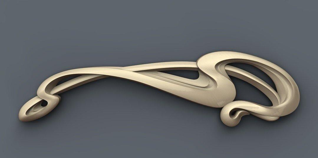 STL Format 3D Decoration Doors Patterns - 037 - Extrusion and CNC