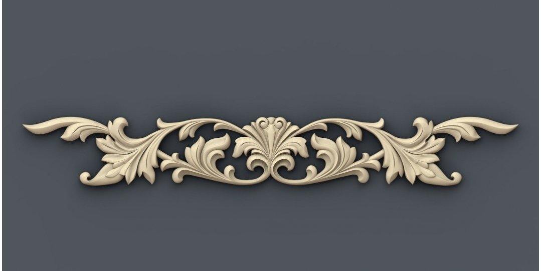 STL Format 3D Decoration Doors Patterns - 047 - Extrusion and CNC