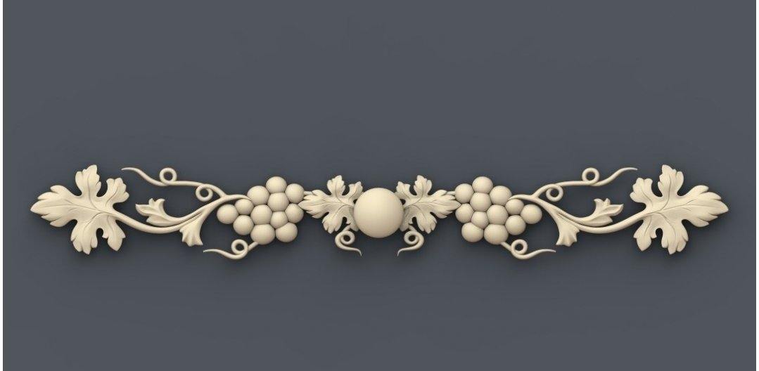 STL Format 3D Decoration Doors Patterns - 048 - Extrusion and CNC