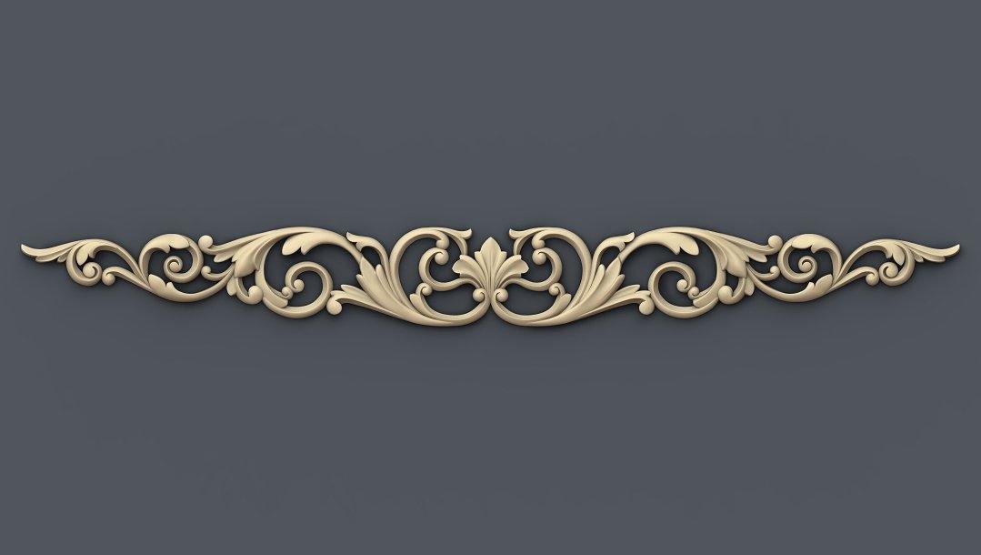 STL Format 3D Decoration Doors Patterns - 051 - Extrusion and CNC