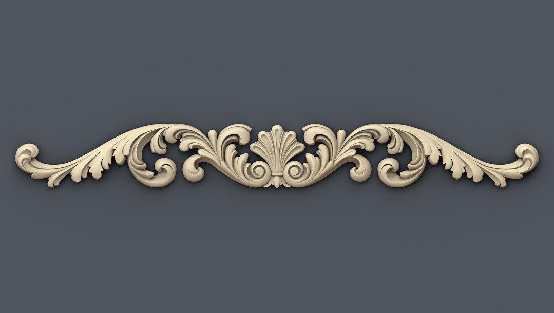 STL Format 3D Decoration Doors Patterns - 052 - Extrusion and CNC