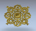 STL Format 3D Furniture Ceiling Decoration Round Patterns - 086 - Extrusion and CNC