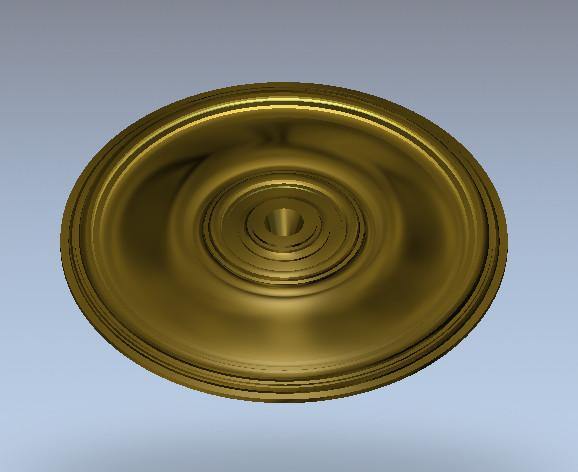 STL Format 3D Furniture Ceiling Decoration Round Patterns - 093 - Extrusion and CNC
